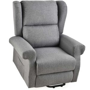 Electric Recliner Lift Heat Chair for Elderly  Massage  Heat Therapy  Aged Care  Grey