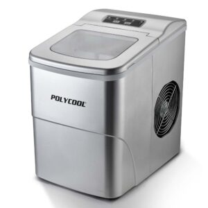 12KG Electric Ice Cube Maker Portable 2L Automatic Machine  Silver