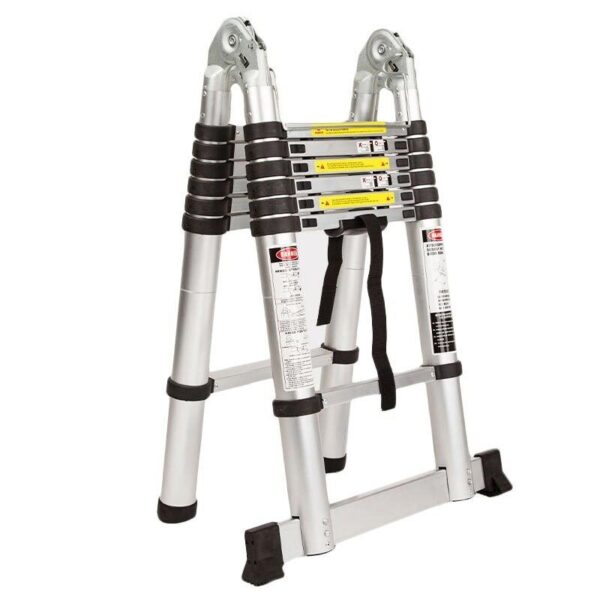 4.4m Multipurpose Aluminium Telescopic Folding Ladder Alloy Extension Steps