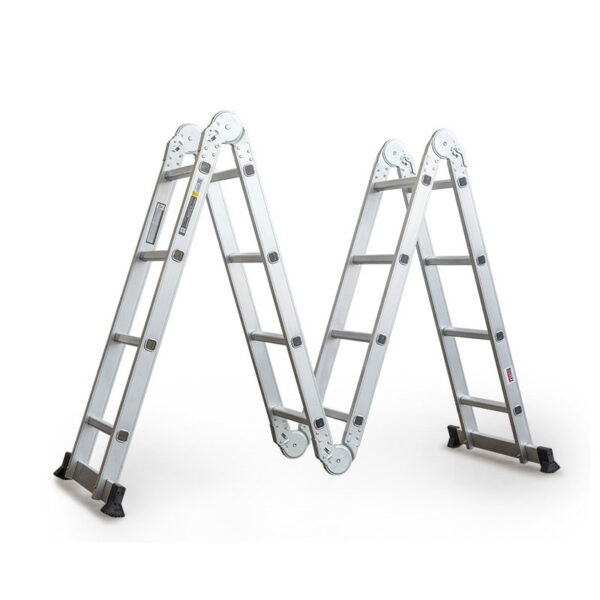 4.7m Multi-Purpose Ladder Aluminium Extension Folding Adjustable Step