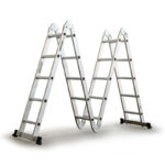 5.8m Multipurpose Ladder Aluminium Extension Folding Adjustable Step