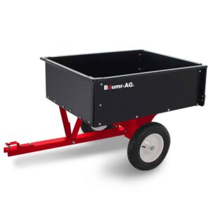 270kg Capacity Metal Dump Cart  for Ride on Mower