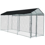 NEATAPET 4.5x1.5m Dog Enclosure Pet Playpen Outdoor Wire Cage Puppy Fence with Cover Shade