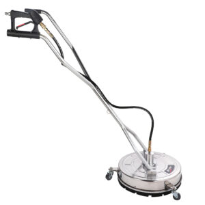 18" Stainless Steel Pressure Washer Surface Cleaner with Yoke Handlebar  3/8" Fitting  For Concrete Driveway Patio Floor