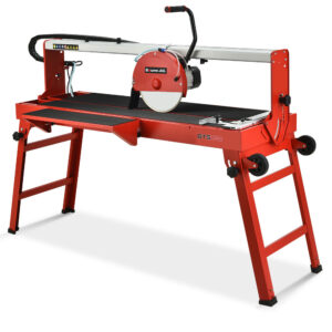 1500W Electric Tile Saw Cutter with 300mm (12") Blade  920mm Cutting Length  Side Extension Table