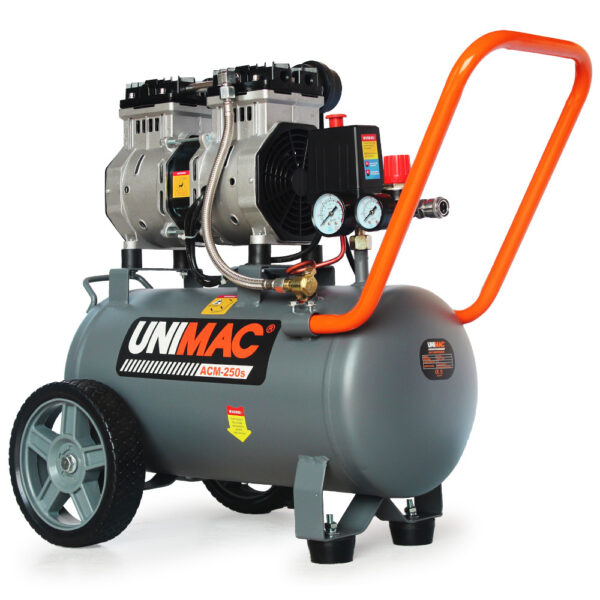 25L 1.5HP Silent Oil-Free Electric Air Compressor  Portable