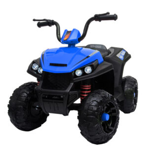 Electric Ride On ATV Quad Bike Battery Powered  Black and Blue