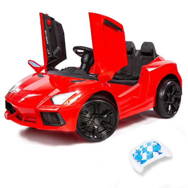 Inspired Ride-On Car  Remote Control  Battery Charger  Red