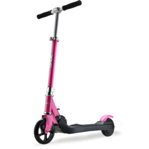 Electric Scooter Lithium Ride-On Foldable E-Scooter 125W Rechargeable  Pink