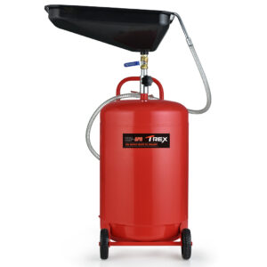 80L Mobile Waste Oil Drainer  Telescopic  with Air Compressor Fitting  for Workshop