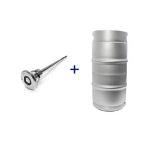 30L Threaded Stainless Keg + A-type Spear