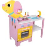 Wooden Kitchen Playset for Kids (Puppy Shape Kitchen Set) EK-KP-108-MS