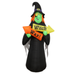 2.4m Witch Way Halloween Inflatable with LED FS-INF-17