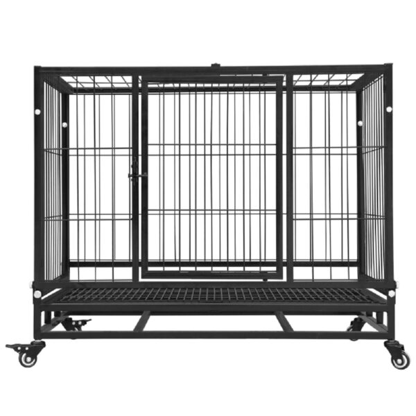 Dog Cage 46" (with wheels) FI-PC-132-XD