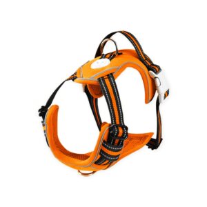 Dog Harness Vest L Size (Orange) FI-PC-176-XL