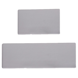 PVC Kitchen Mat 2pcs Set Grey GO-MT-101-DA