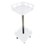 2 Tier Rotating Spice Rack Square Shape (White) GO-RSR-101-FB