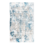 Floor Mat Abstract Blue Grey 160*230cm