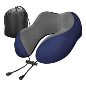 Memory Foam Neck Set Navy Blue