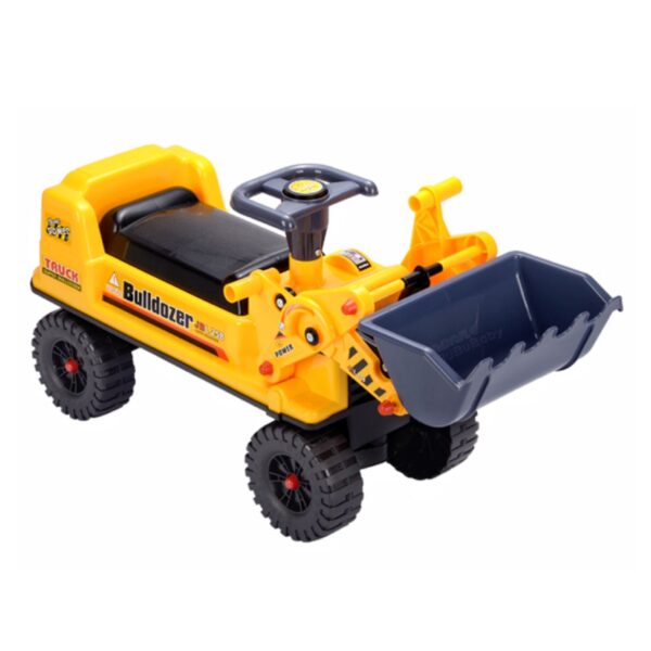 Kids Ride On Bulldozer Digger Tractor Excavator Toy Car with Helmet GO-KEX-101-JBL