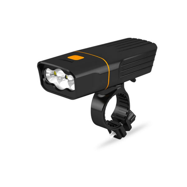 USB Rechargeable Bike Light with Tail Light (3 Bulb)