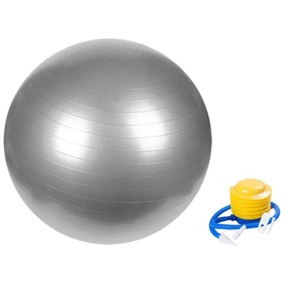 Yoga Ball 65cm (Silver) FT-YB-103-SD / FT-YB-103-ZM