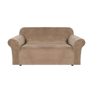 Velvet Sofa Cover 2 Seater (Blush Brown) HM-SF-105-RD