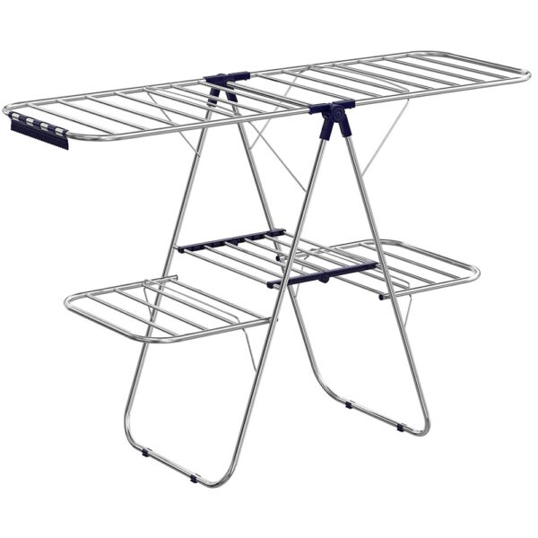 Foldable 2-Level Clothes Airer