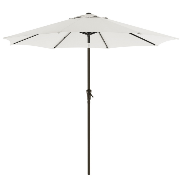 2.7m Patio Outdoor Table Umbrella White