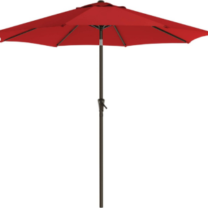 2.7m Patio Outdoor Table Umbrella Red