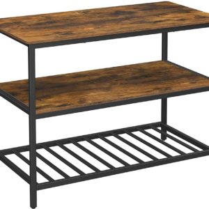 Kitchen Shelf Rustic Brown and Black KKI01BX