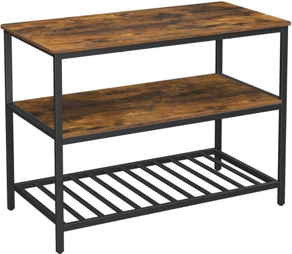 Kitchen Shelf Rustic Brown and Black KKI01BX