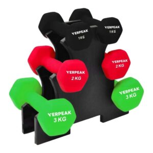 12kg (1 2 3kg x 2) Neoprene Dumbbell Set VP-DB-139-AC