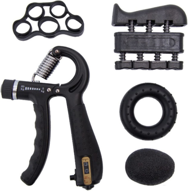 5 in 1 Hand Grips  Adjustable Hand Grip Strengthener Kit with Carry Bag