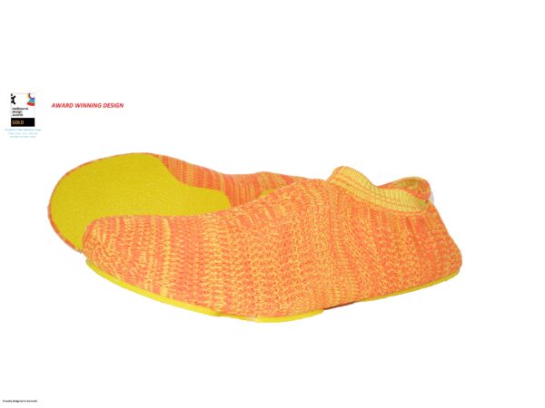 Minimal training shoes yellow/orange size US WOMEN(5-6) US MAN(3.5 -4.5)   EURO SIZE 35-36