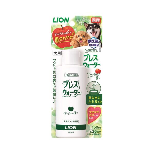 [6-PACK]  Japan Breath Care Water For Dog Apple Scent 150ml