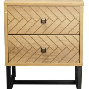 Malaga 2 Drawer Bedside Table