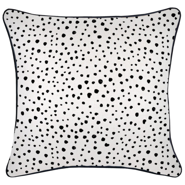 Cushion Cover-With Black Piping-Lunar-45cm x 45cm