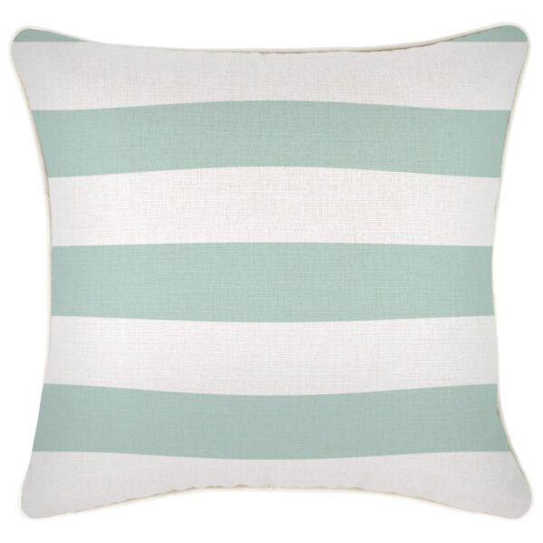 Cushion Cover-With Piping-Deck-Stripe-Mint-45cm x 45cm