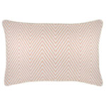 Cushion Cover-With Piping-Zig Zag Blush-35cm x 50cm