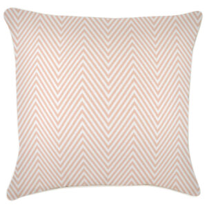 Cushion Cover-With Piping-Zig Zag Blush-60cm x 60cm