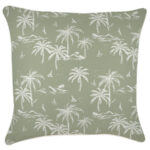 Cushion Cover-With Piping-Postcards Sage-60cm x 60cm