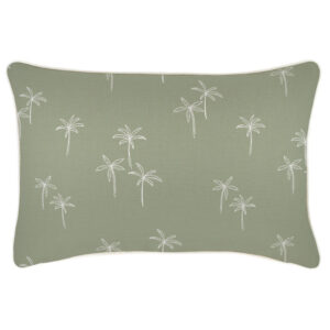 Cushion Cover-With Piping-Palm Cove Sage-35cm x 50cm