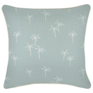 Cushion Cover-With Piping-Palm Cove Seafoam-45cm x 45cm