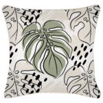 Cushion Cover-With Piping-Rainforest Sage-45cm x 45cm