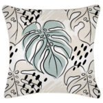 Cushion Cover-With Piping-Rainforest Seafoam-45cm x 45cm