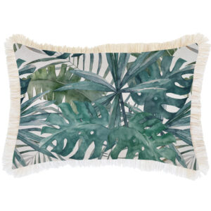 Cushion Cover-Coastal Fringe- Freshwater-35cm x 50cm