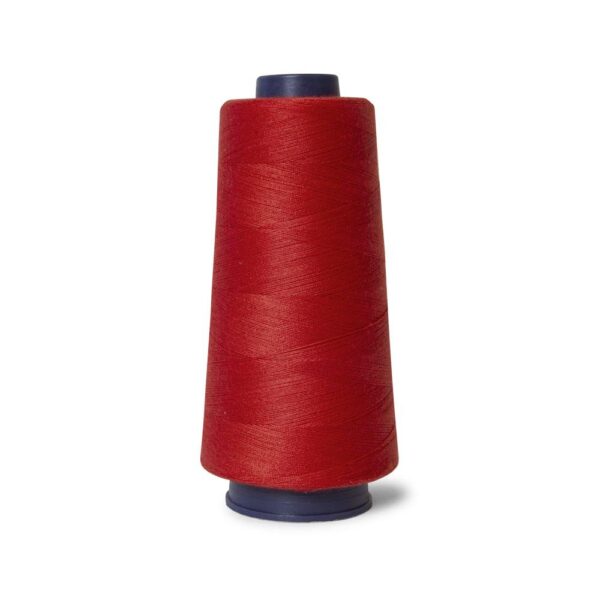 1x Red Sewing Overlocker Thread - 2000m  Polyester Overlocking Spools