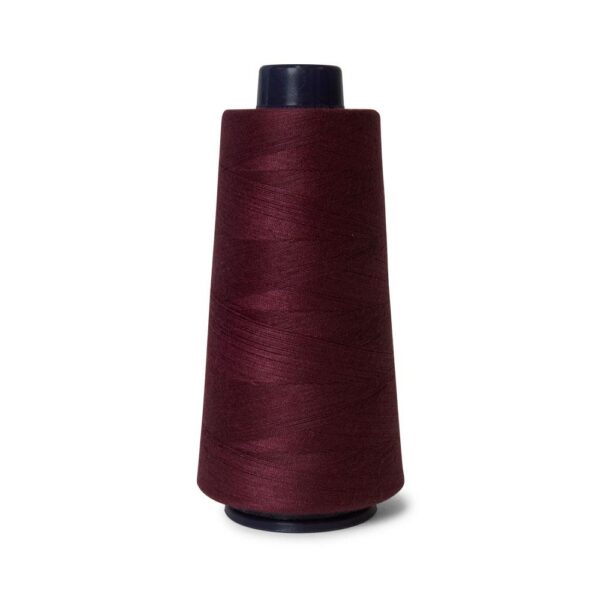 1x Wine Red Sewing Overlocker Thread - 2000m  Polyester Overlocking Spool