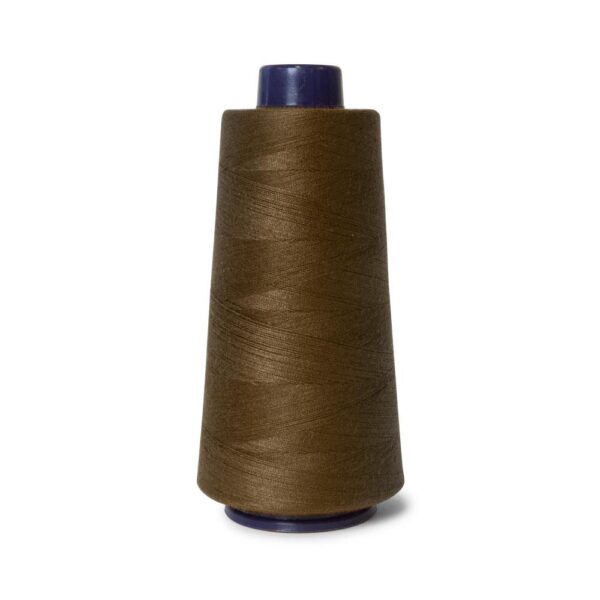 1x Brown Sewing Overlocker Thread - 2000m  Polyester Overlocking Spools